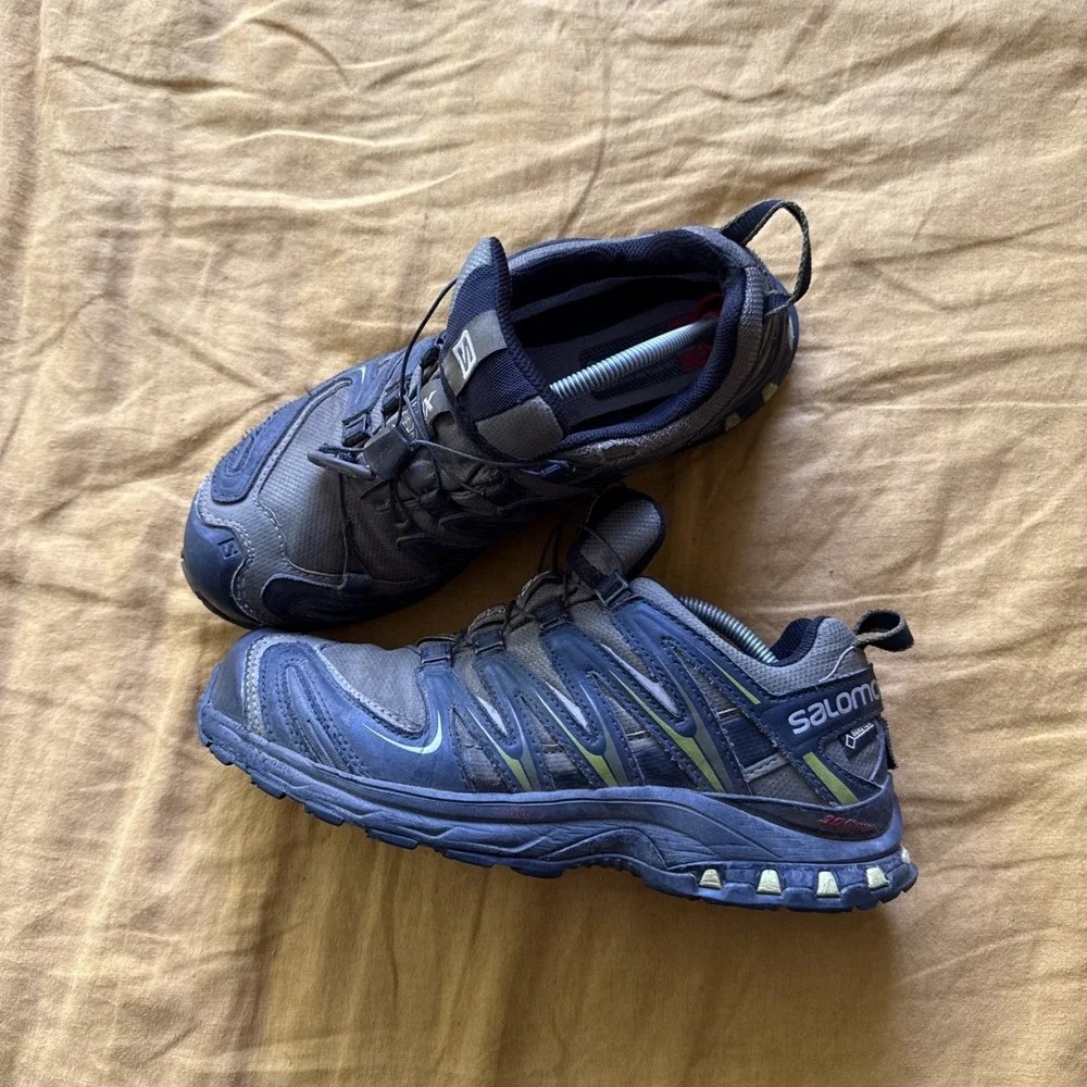 Salomon‎ XA Pro 3D Chassis Men Size 7 Green Well Loved But Solid